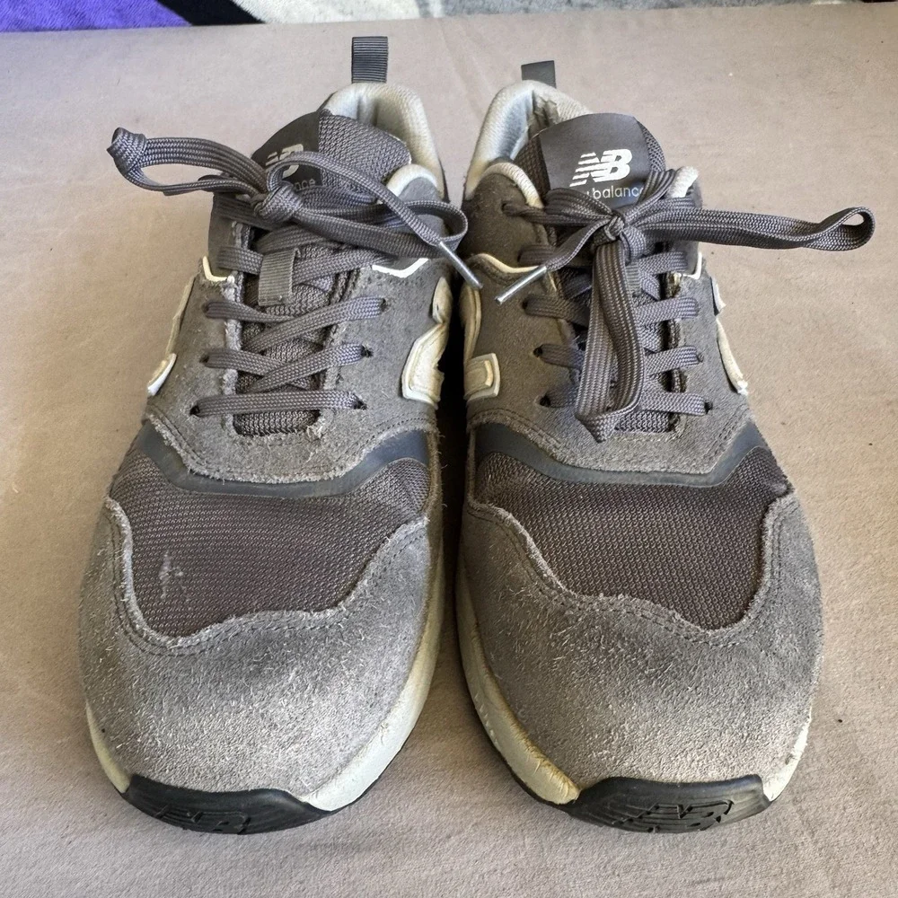 Size 10 - New Balance 589 Composite Toe Work Shoes Mens Wide Suede MUELEHGW